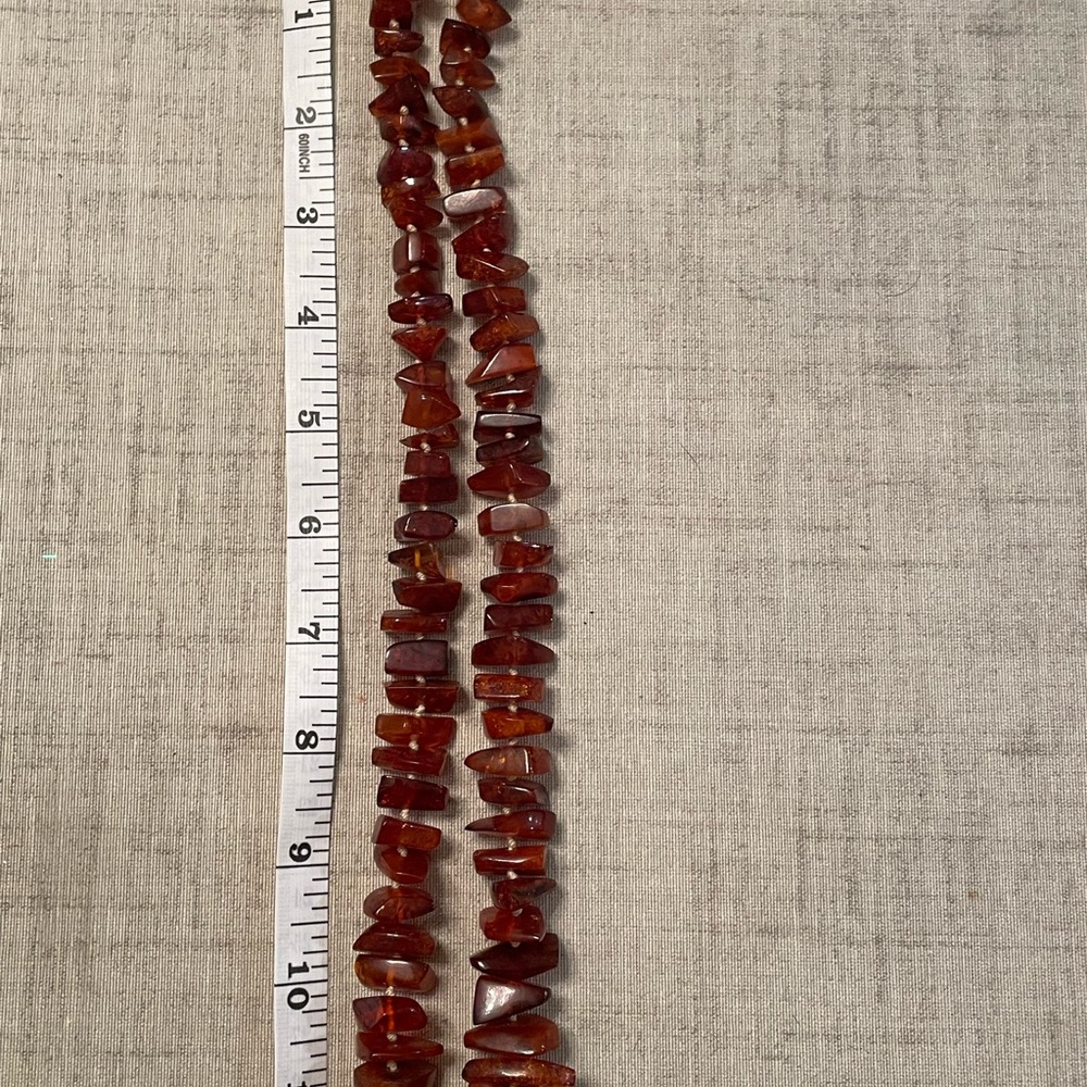 COPY - One of 11 Baltic Amber Pieces; 12” length